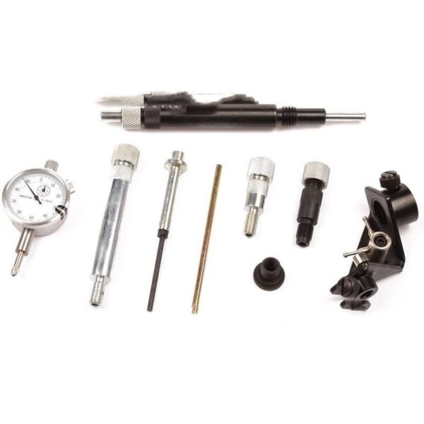 10-Piece Diesel Injector Testing Tool Kit with Pressure Gauge & Carry Case
