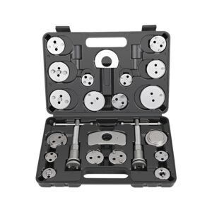 22-Piece Brake Caliper Piston Rewind Tool Kit with Carry Case